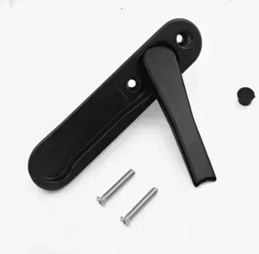 1pcs White/Black Zinc Alloy Hidden Window Handle Hardware Accessories Screen handle with screws