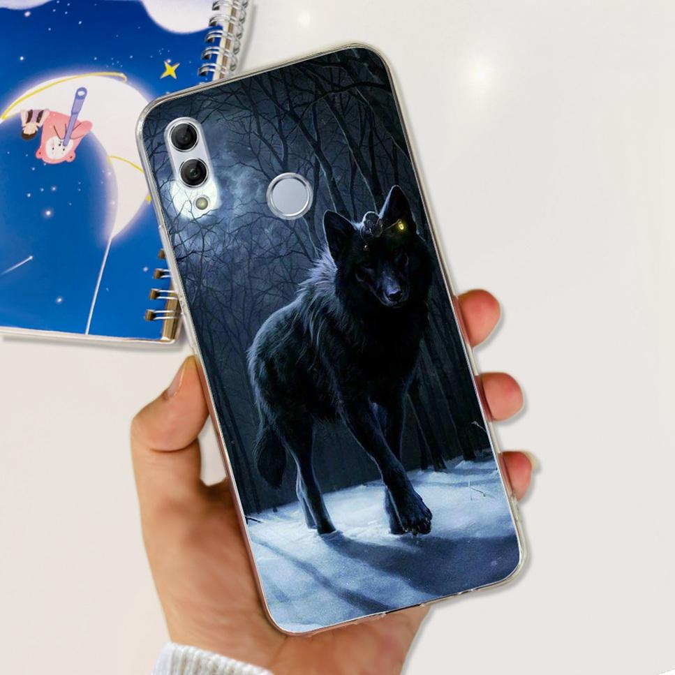 Чехол для Honor 10 Lite HRY-LX1 Роскошный Цветок Любовь Мягкий ТПУ Силикон Прозрачная Крышка Для Huawei Honor 10Lite 6.21" Чехол для Телефона Fundas