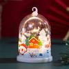 Luminous Christmas Snow Globes  Lamp Christmas Desktop Decoration Lantern  Desktop Decoration