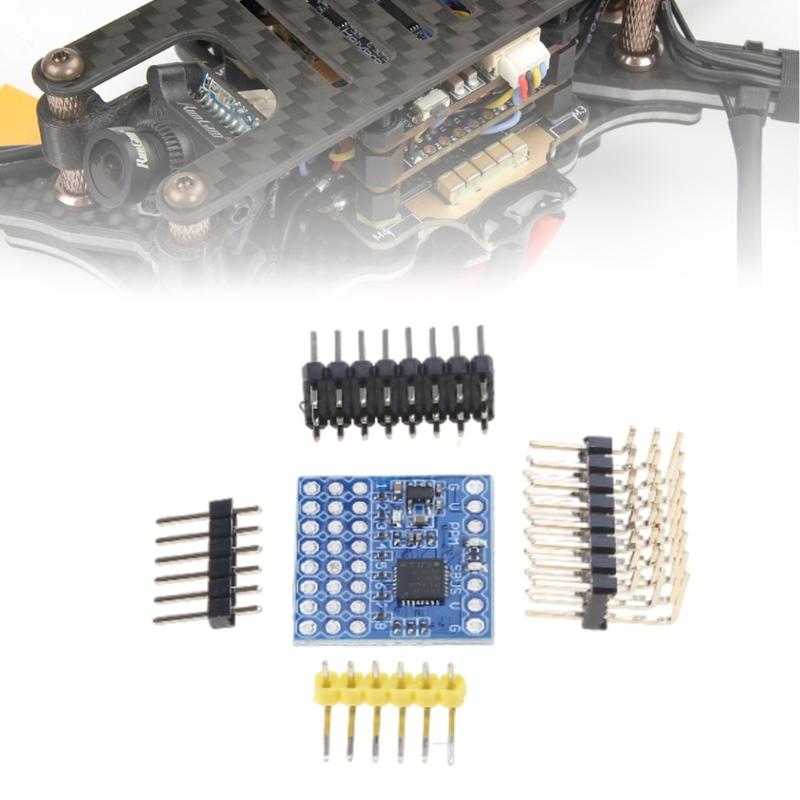 SPP-SBUS 8-канальный преобразователь сигналов PPM PWM SBUS 15A 3.3-20V для пультов управления дронами, приемников PWM, PPM, SBUS