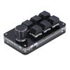 Macro Mechanical Gaming Keyboard 6 Keys 1 Knob Programming Macro Pad for Laptop Computers