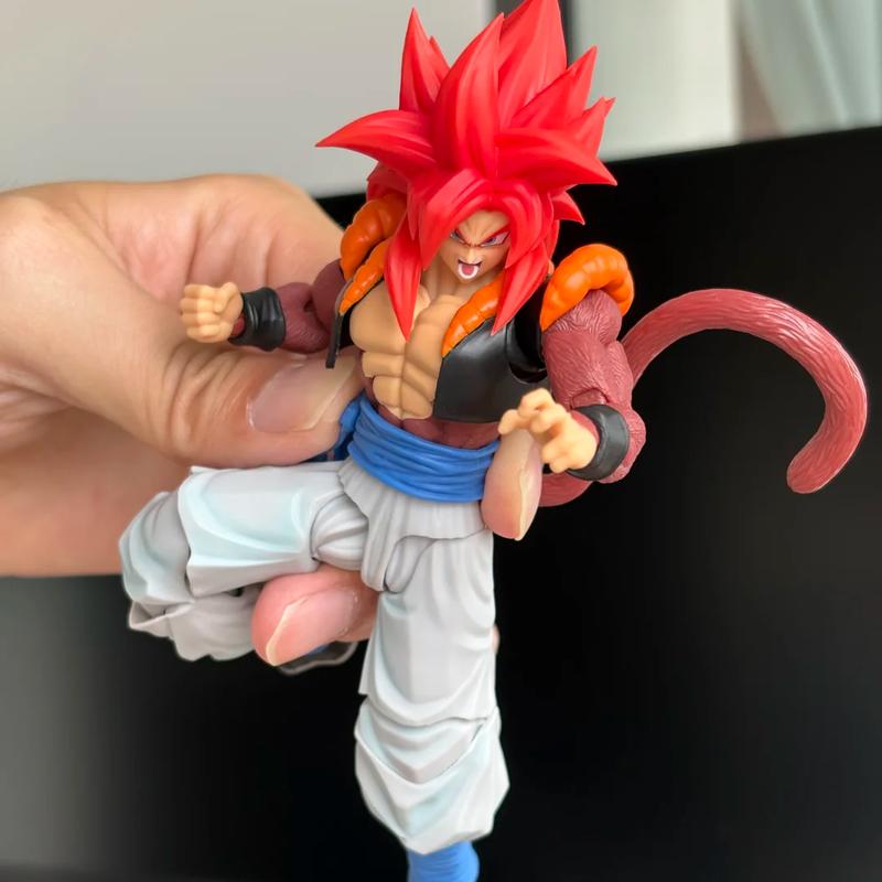 Genuine Tonsenarttoys Kamione Studio Shf Gogeta Ssj4 Figure Dragon Ball Gt Super Saiyan 4 Gogeta Anime Action Toys Gift Ornament