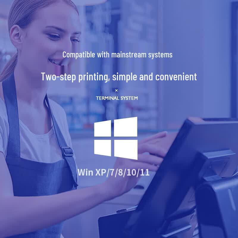 Deli Термопринтер этикеток 888Dpro 300dpi CN вилка (адаптер в комплекте)