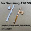 For Power Volume Flex Cable Samsung Galaxy A90 5G Power ON OFF Mute Switch Control Key Volume Button Flex Cable