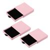 3Pcs Cardboard Jewelry Boxes Drawer Type Lightweight Portable Jewelry Organizer Box for Bracelets Earrings Necklaces