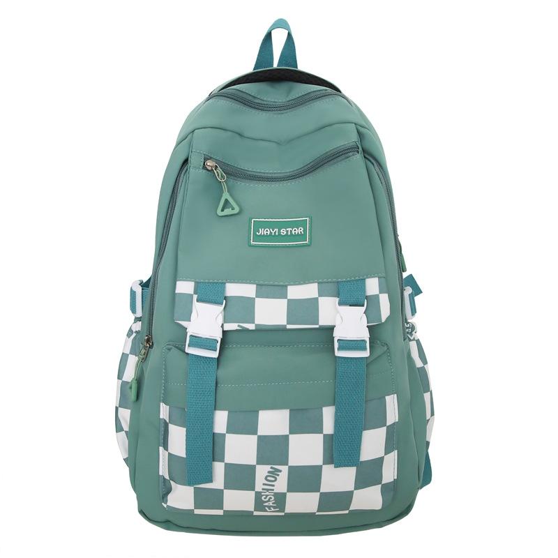 Школьная сумка в шахматном порядке, студенческий рюкзак, женский рюкзак для младших классов средней школы