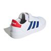 Adidas Neo Grand Court 2.0 El K Comfortable Casual Durable Low-Top Skate Shoes Kids Sneakers White Blue Red GW6514