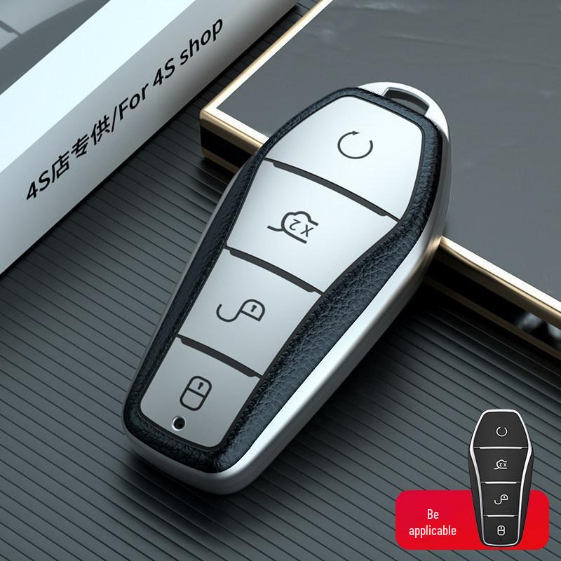 Чехол для ключей для BYD Han EV, Song Pro, Tang DMI, Song Plus DMI, Song Max, Yuan, Dolphin - Унисекс