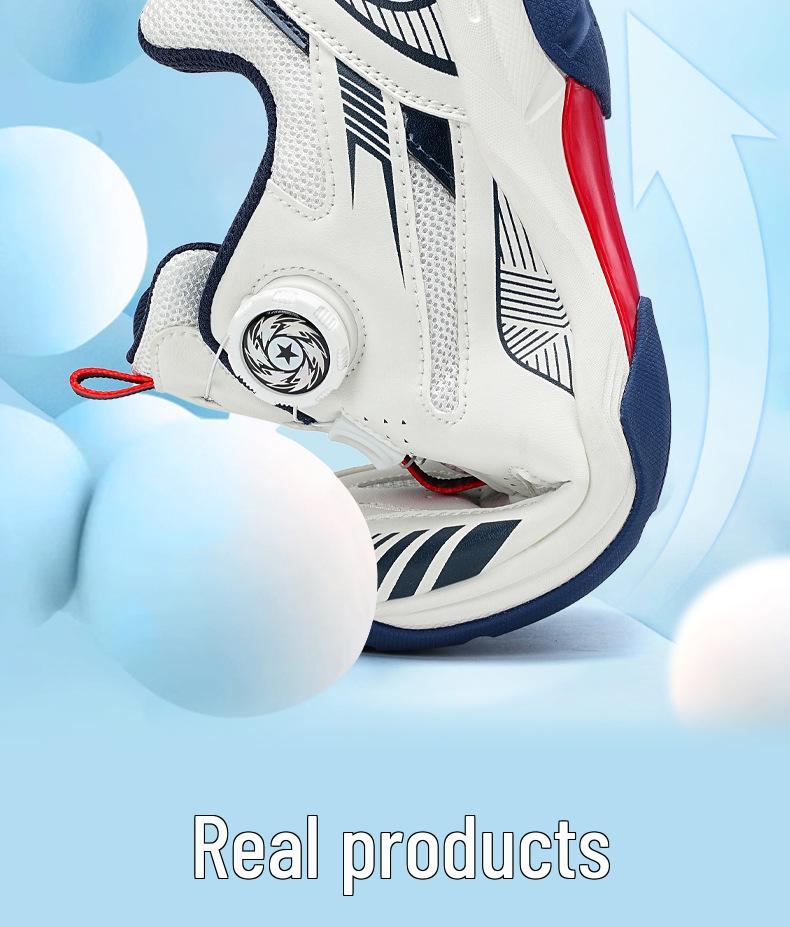 Унисекс Дышащие Легкие Кроссовки для Бадминтона и Тенниса с Вращающейся Пряжкой