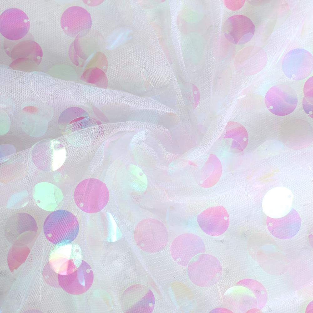 Sparkling Sequins Table Runner Fish Scale Glitters Table Cover Underwater Themed Parties