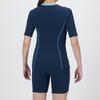 Mizuno Легкий женский купальник размера S, темно-синий/светло-голубой,