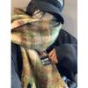 Scarf Female Winter Student Warm Versatile Fashion Patch Scarf Shawl Men's Trend