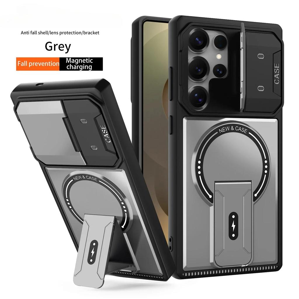 Для Samsung Galaxy S25 S24 Plus S23 S22 Ultra A05 A05S A15 A35 A55 A06 A16 A26 A36 A07 A17 Чехол Магнитный держатель для чехла телефона