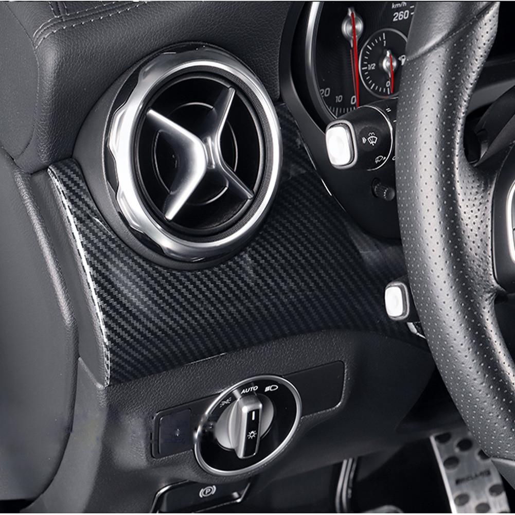 Декоративная крышка из углеродного волокна ABS со стороны водителя для Mercedes Benz GLA CLA A Class 200 220 W176 X156 C117 2015-2018 гг.