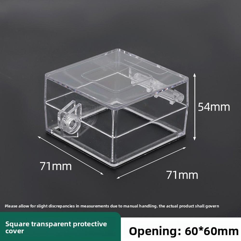 1Pcs Transparent Button Protection Cover Anti Misoperation Cover for Workshop Automation Setup