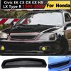 1999-2000 для Honda Civic EK CX DX EX HX LX Type R Передняя сетчатая решетка капота Замена Декоративная решетка переднего бампера Комплект кузова