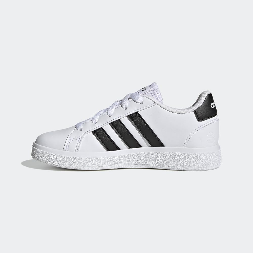 Adidas Kids Grand Court 2.0 Sneakers White/Core Black 17-22.5cm Footwear 20.5cm