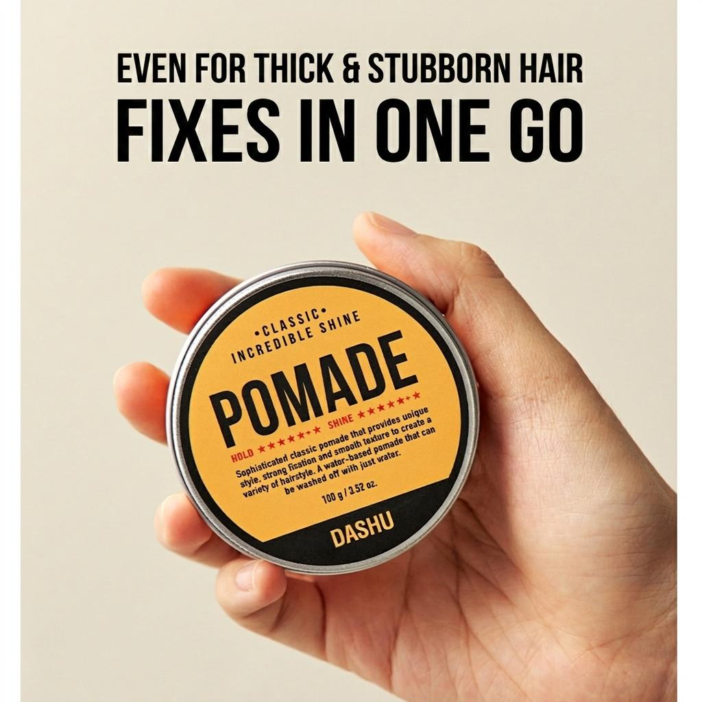 [Dashu] Classic Incredible Shine Pomade (100g) - [K-BEAUTY] Strong Hold & High Gloss
