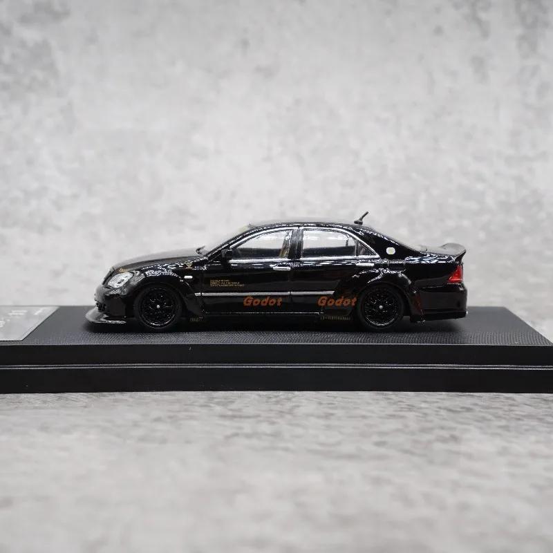 Звездная модель 1:64 Модель автомобиля Crown Mk12 LB из литого алюминиевого сплава, Подарок-игрушка на праздник для мальчиков, Предмет для коллекции и декорации взрослых.