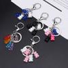 Модный красочный подарок для женщин многоцветный медведь брелок для ключей модные аксессуары ювелирные изделия