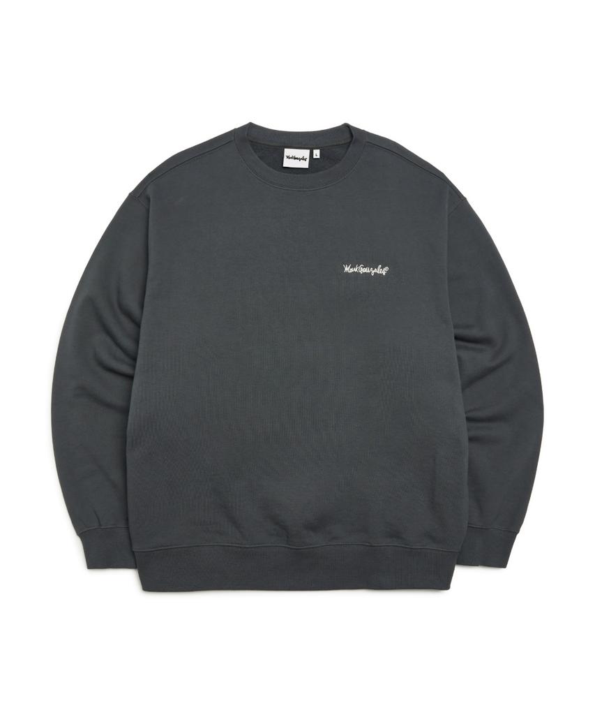 MARK GONZALES Signed Logo Sweatshirt - Charcoal