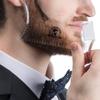 Мужская расческа для укладки бороды, прозрачный шаблон, расчески для формирования бороды, косметические инструменты для бородки, усов, бакенбардов