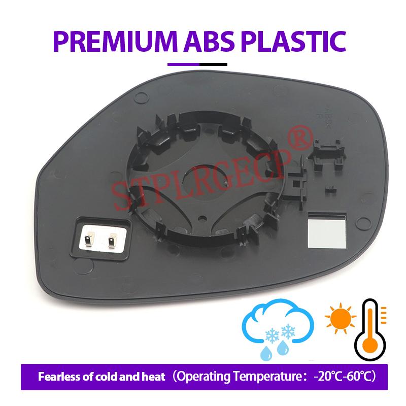 For Citroen C4 Aircross 4008 2012-2017 Left or Right Door Side Wing Clear Mirror Glass Heated Rear View Replacement