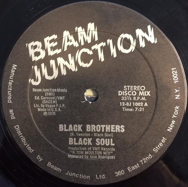Виниловая пластинка BLACK SOUL Black Brothers Mangous Ye 12BJ1002 Beam Junction 1976 US SoulFunk Б/у