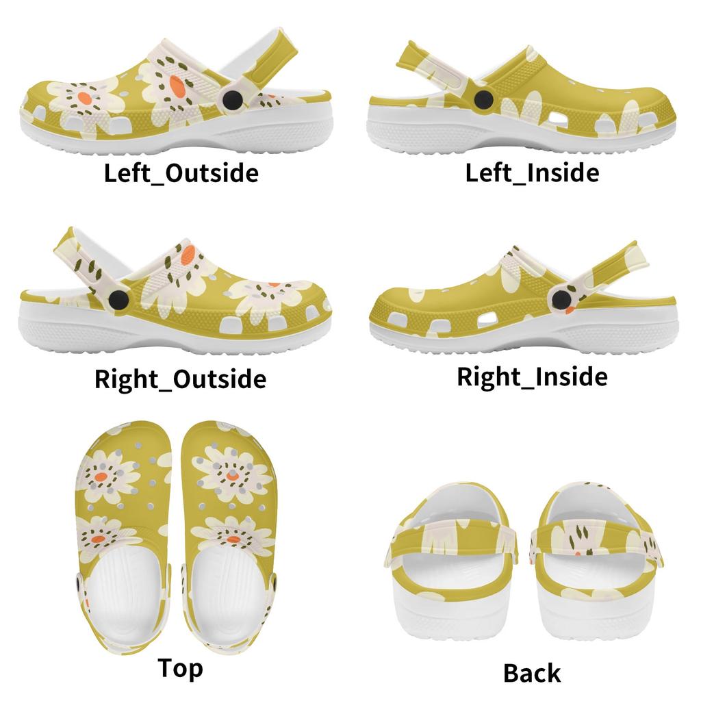Cute Printed EVA Clogs Unisex Breathable Lightweight Slip On Casual Shoes Comfortable Summer Sandals Lightweight Daily Wear