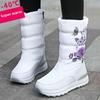Women Snow Boots Platform Winter Boots Thick Plush Waterproof Non-slip Boots Women Winter Shoes Warm Fur Boots