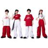 Hip Hop Style Street Dance Costumes for Kids: Trendy Summer Jazz Dance Outfits for Boys and Girls