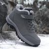 Fashion Men Winter Warm New Cotton Shoes Casual Waterproof Snow Boots Outdoor Non Slip Hiking Warm Shoes Comfortable Thick Male Boots