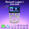 2 DIN Android Carplay Car Radio For Renault Logan I 2004-2009 Multimedia Player Head Unit Stereo GPS Navigation BT WIFI 2+32GB
