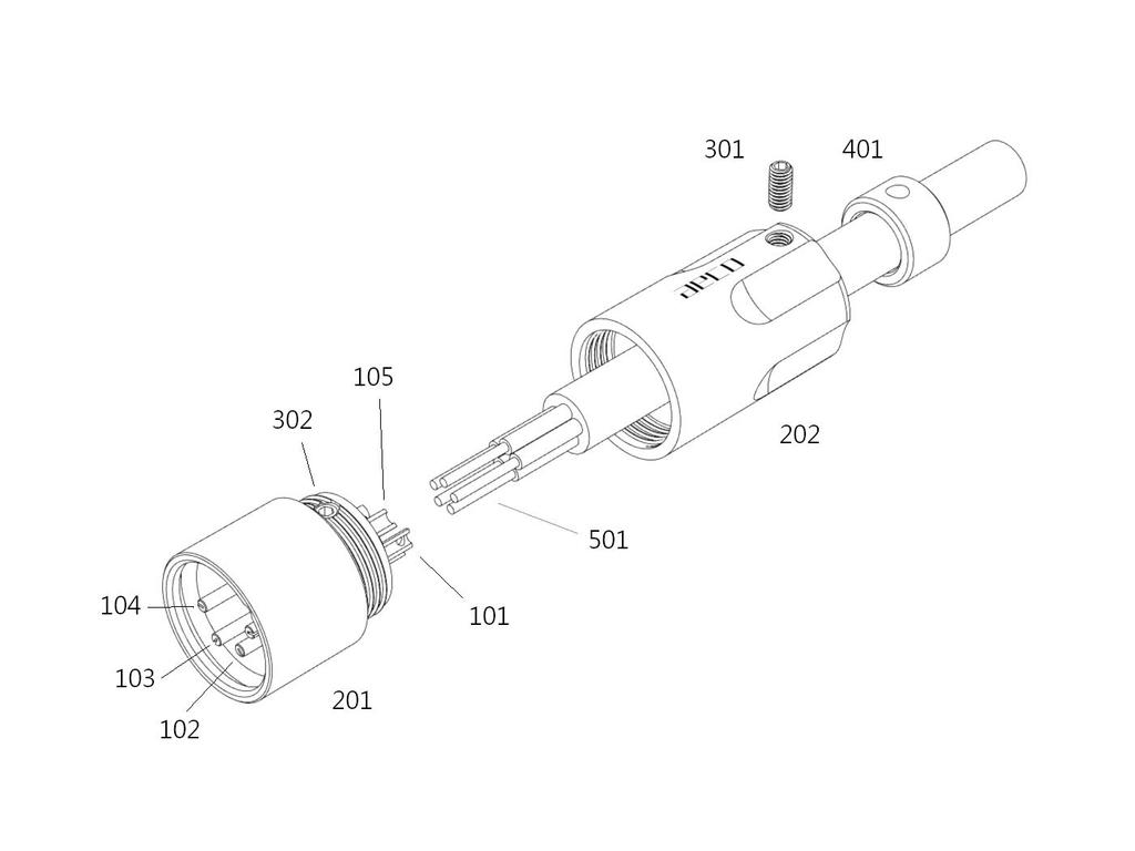 Aeco XLR 4Pole Male AX4-1611S, 1pcs1set, Silver Plating, Vacuum Bag