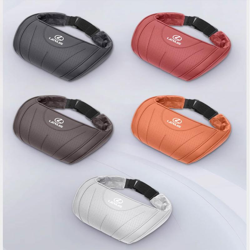 DJSZ3 Car Headrest Neck Pillow Auto Seat Cushion Waist Pillow Set For Lexus F SPORT ES RX NX LS UX LM LX GX LC RZ IS CT GS RC HS LBX