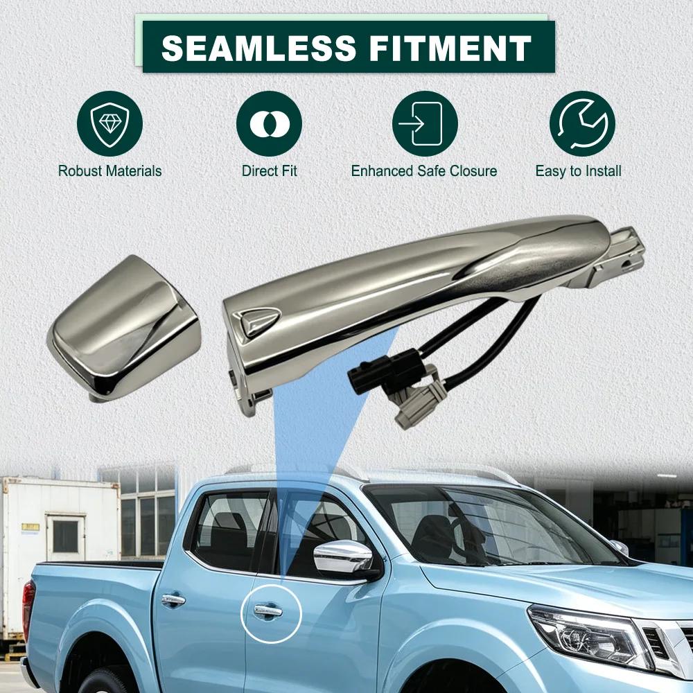 80640-5RF0B Chrome Smart Sensor Exterior Door Handle Front Left/Right for Nissan Navara Frontier Murano X-Trai Renault Koleos 20