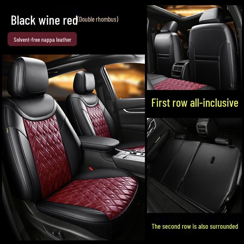 2024 T-Roc Чехол на сиденье из кожи наппа - Полный охват, Всесезонная подушка