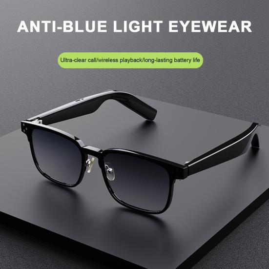 1 комплект умных очков, беспроводная гарнитура с длительным сроком службы батареи, высококачественные Bluetooth-совместимые музыкальные очки для звонков