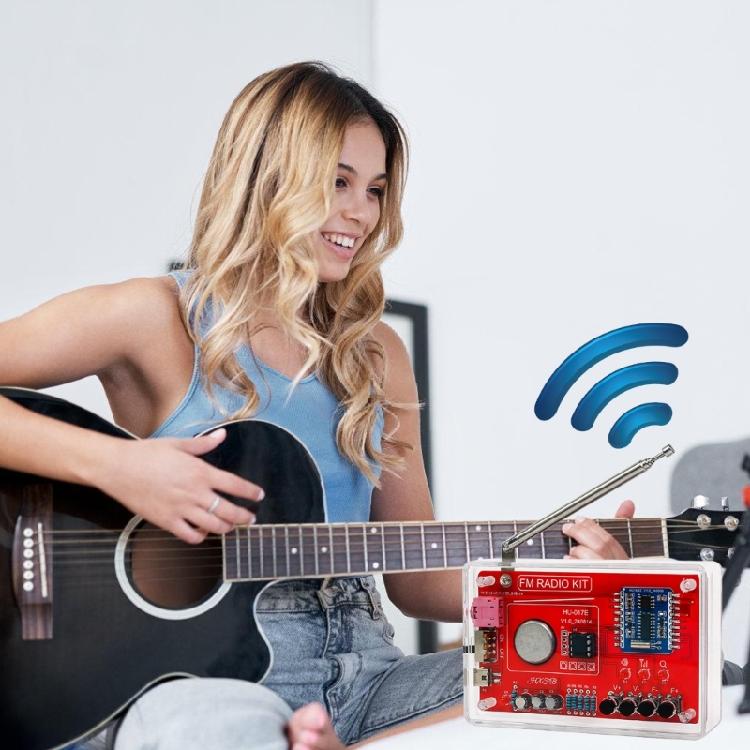 Беспроводной приемник DIY-комплект Освоение пайки при сборке FM-радио Стандартный RDA5807 (87-108 МГц)