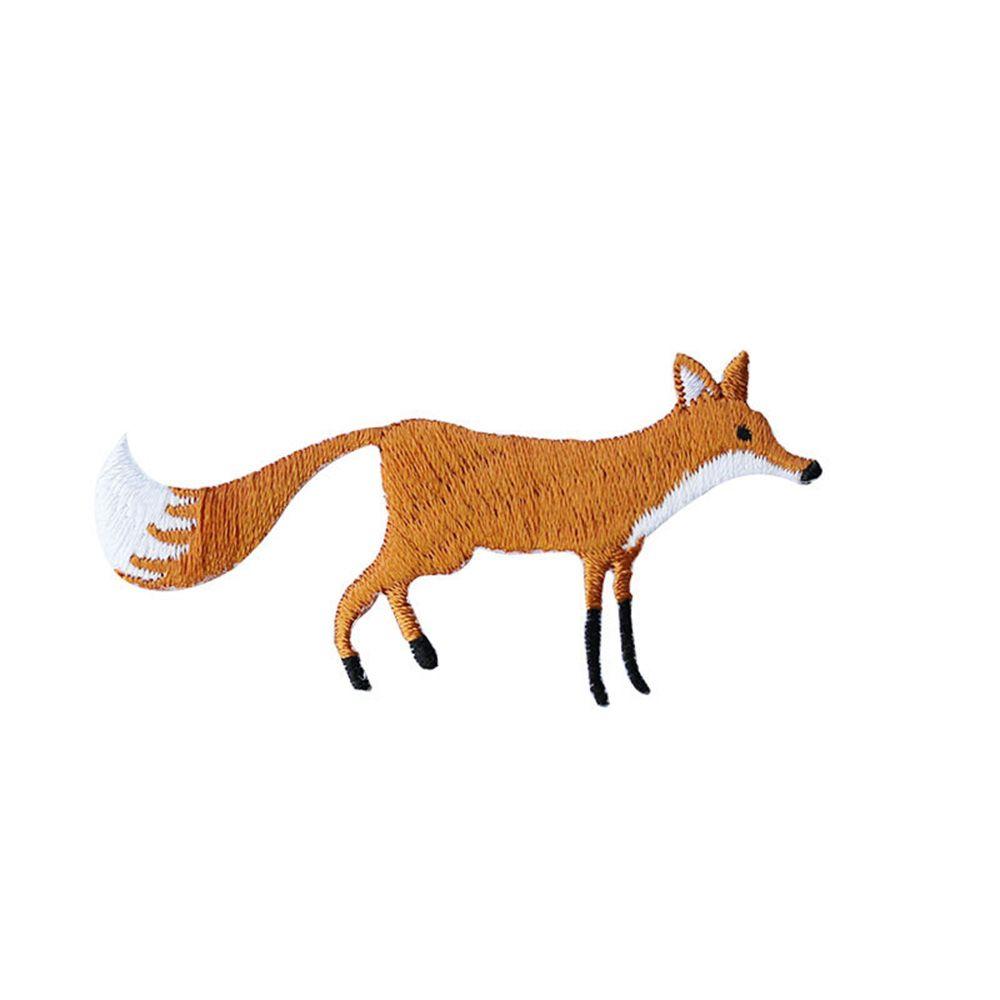 Сделай сам аппликация лиса одежда ткань нашивка швейные принадлежности отделка