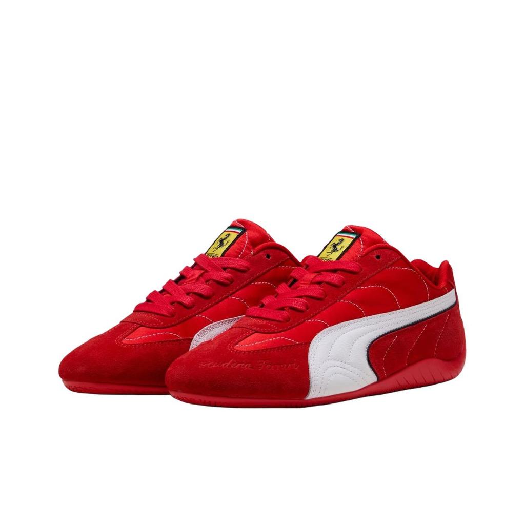 Ferrari Monza x Puma Speedcat Rosso Corsa Белый Мужские Кроссовки Красный Puma-Белый Puma-Черный 309077-01