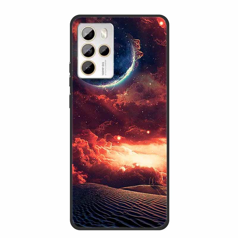 For HTC U23 Pro 5G Case Animals Silicone Soft TPU Phone Cases For HTC U23 Pro 2023 HTCU23 2QCB100 Protector Cartoon Wolf Coque