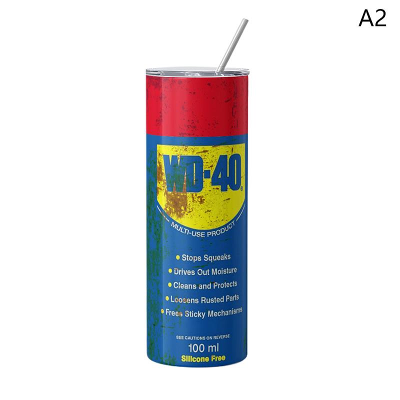 Термос-чашка с грязным узором, 20 унций, изолированный стакан из нержавеющей стали с крышкой, фильтр для масла двигателя, термос-чашка, винтажная бутылка для воды