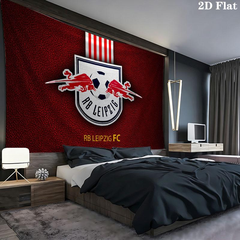 RB Leipzig Art Wall tapestry, aesthetic printed fabric blanket, suitable for bedroom, living room, and home decor.
