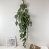 10pcs Direct Sales Vine 5 Fork 90 Mesh Eucalyptus Wedding Home Decoration Nordic Style Simulation Green Plant Vine