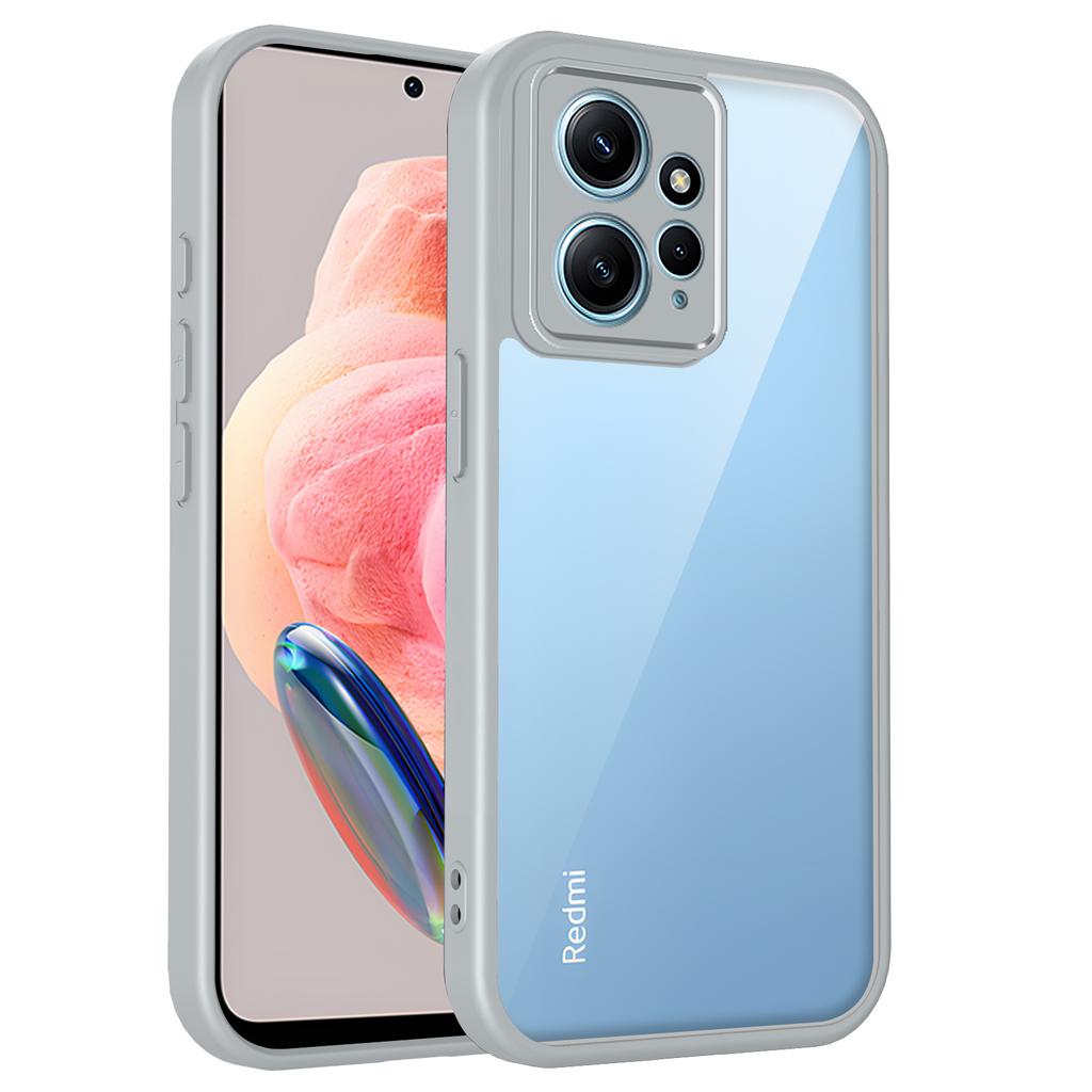Для Redmi Note 12 4G Чехол для телефона Redmi Note12 4G Чехол Note 12 4G Чехол-бампер с воздушной подушкой Силиконовый бампер Прозрачная матовая задняя крышка Жесткий