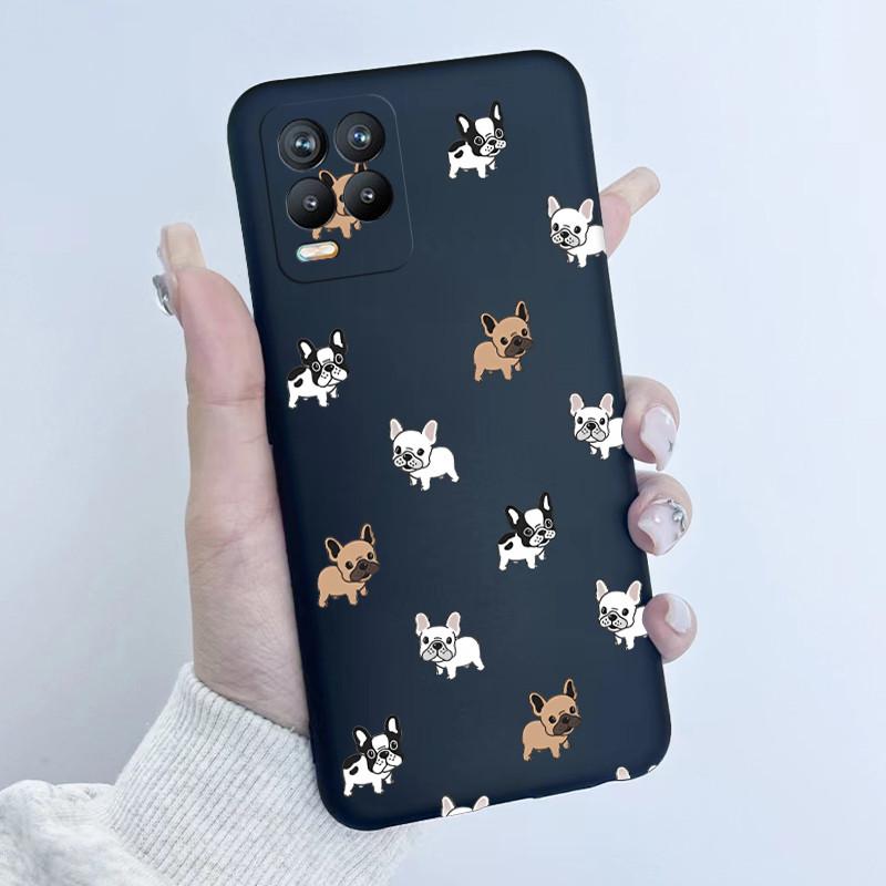 For Realme 8 Pro Case RMX3085 Soft TPU Silicone Cover Cute Cartoon Panda Phone Case For Oppo Realme8 4G 5G RMX3081 RMX3241 Funda