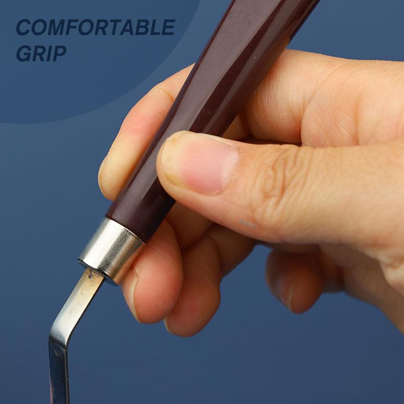 Набор шпателей специальной формы с ручкой из красного дерева, набор шпателей из нержавеющей стали, палитра гуаши