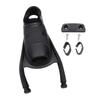 Freediving Fin Foot Pocket TPR Longblade Long Wing Diving Fin Foot Pocket for Swimming Equipment Black