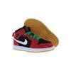 Jordan 1 Mid SE PS Kids Black Red Christmas Sneakers DQ8419-006